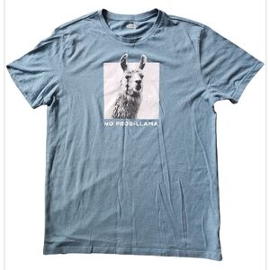 OLD NAVY men's graphic tee "no prob-llama", size M